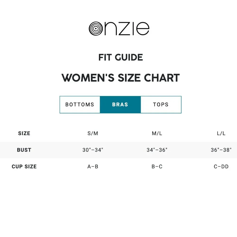 NEW Onzie Chic black sports bra - Picture 12 of 16